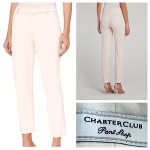 NWT Women’s Charter Club Ivory Vanilla Bean Tummy Slimming Fashion Pant Size 8